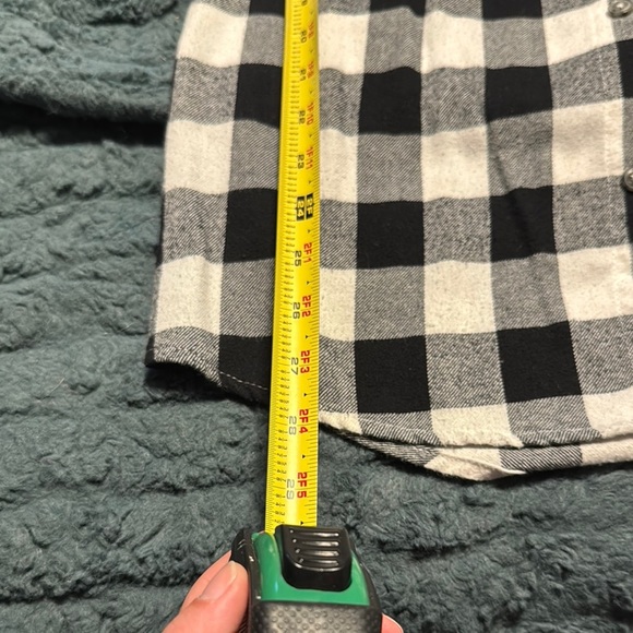 Black and White Checkered Men's Shirt large - Picture 8 of 11